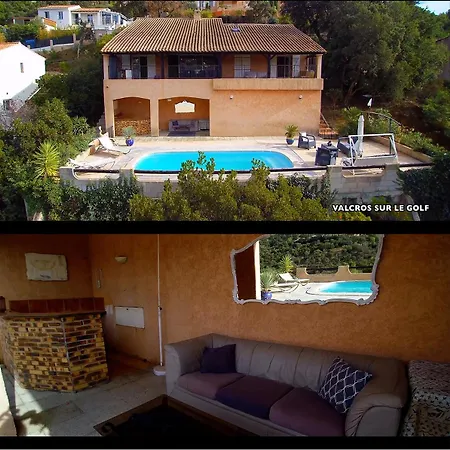 Villa Sur Le Golf De Valcros En Face Les Iles